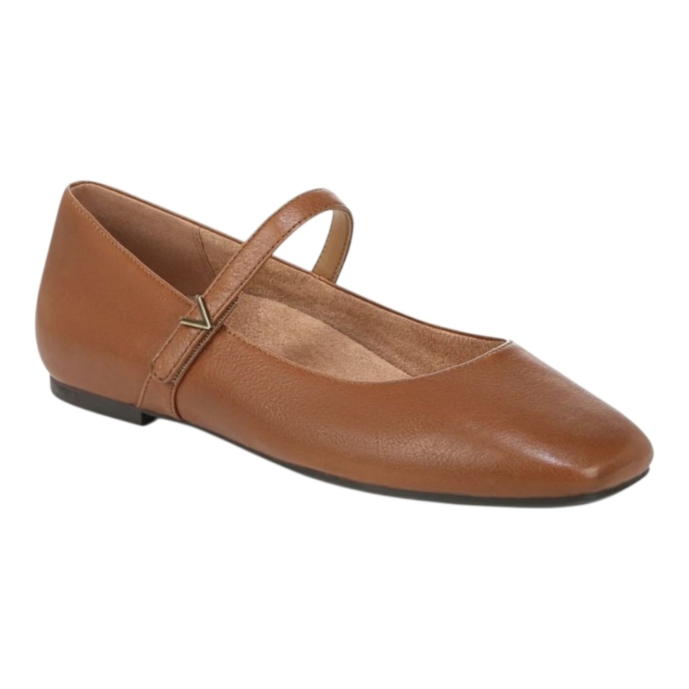 Vionic Brown Leather Flats